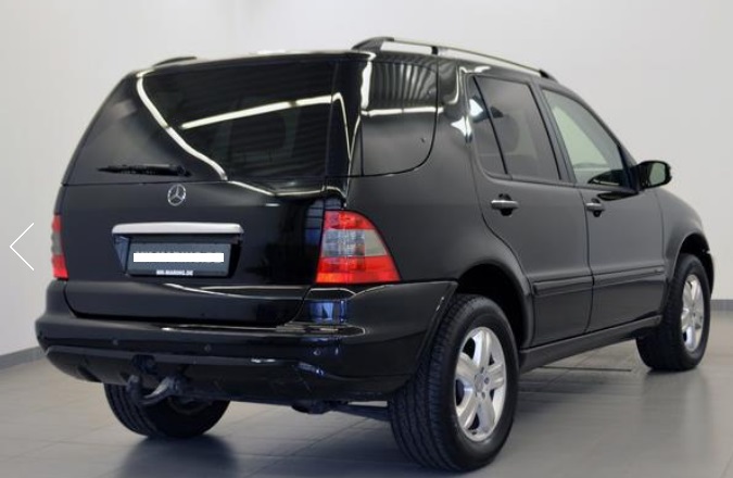 lhd car MERCEDES ML CLASS (01/09/2005) - 